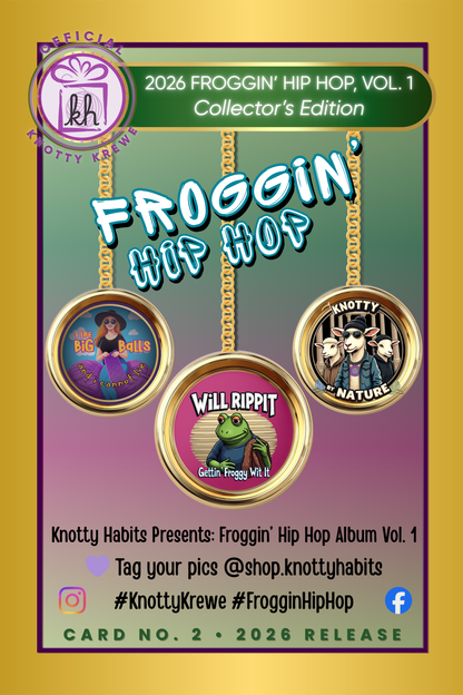 FREE Froggin' Hip Hop Collector's Edition Tour Card (Vol. 1)